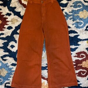 Big Bud Press Rust Brown Bell Bottoms XS